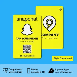 Snapchat NFC Business Cards